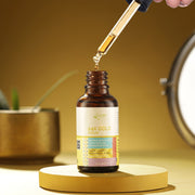 Lass Natural 24K Gold Serum bottle with Vitamin E
