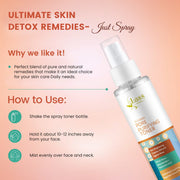 18 Herbs Pore Purifying Toner,Ultimate Detox Solution, Cleanse The pores and makeup remover- 100 ml