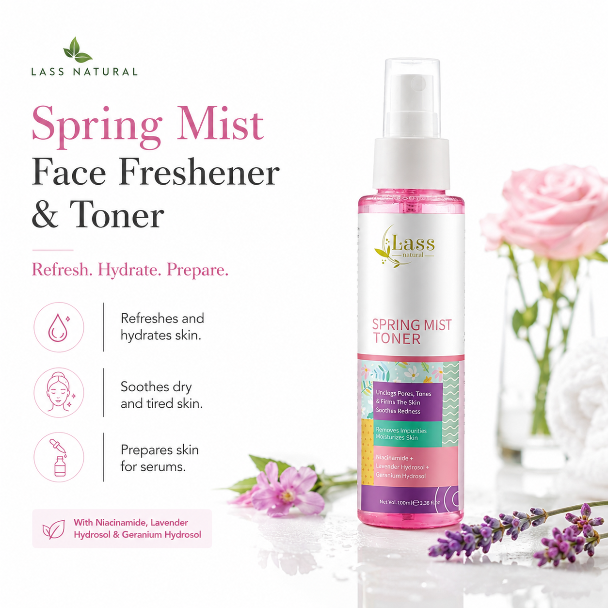LASS Dehydrated Skin Recovery Routine