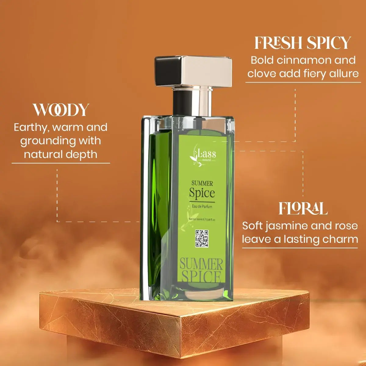 Lass Natural Summer Spice Perfume - 100ml