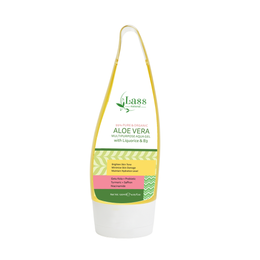 Organic Aloe Vera Gel for Face & Body | Saffron, Gotu Kola, Turmeric, Liquorice & Niacinamide (Vitamin B3)