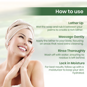 Aloe Vera Soap with 9 Herbs Handmade Premium Bathing Soap,125g