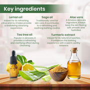 Aloe Vera Soap with 9 Herbs Handmade Premium Bathing Soap,125g