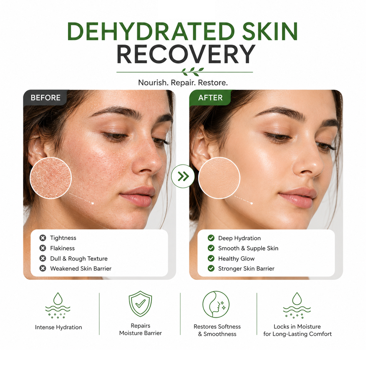 LASS Dehydrated Skin Recovery Routine