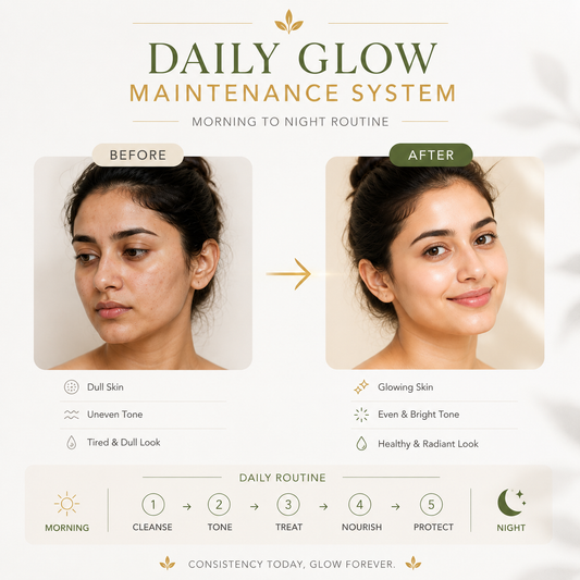 LASS Daily Glow Maintenance Routine