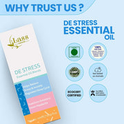 De Stress Essential Oil | Relieve Stress & Anxiety, Eases Headache - 10ml