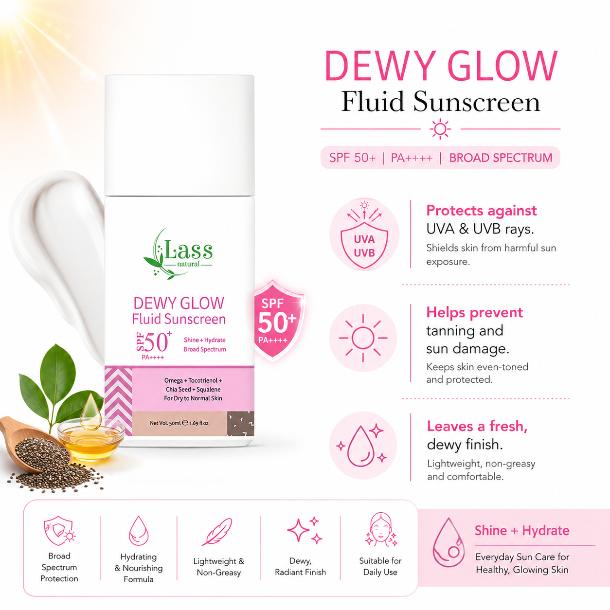LASS Daily Glow Maintenance Routine