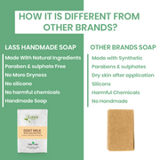 Goat Milk with Shea Butter Handmade Premium Bathing Soap(125g)