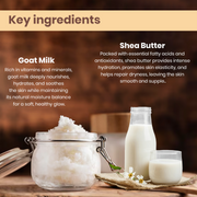 Goat Milk with Shea Butter Handmade Premium Bathing Soap(125g)