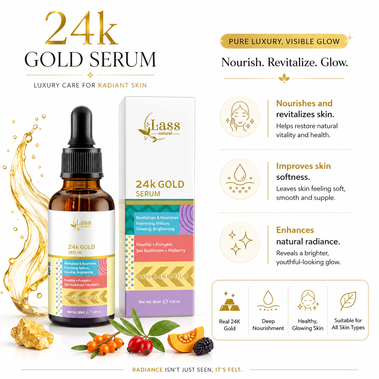 LASS Daily Glow Maintenance Routine