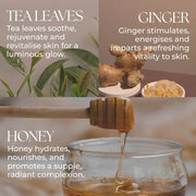 Himalayan Green Tea Honey & Ginger Premium Handmade Bathing Soap, 125g