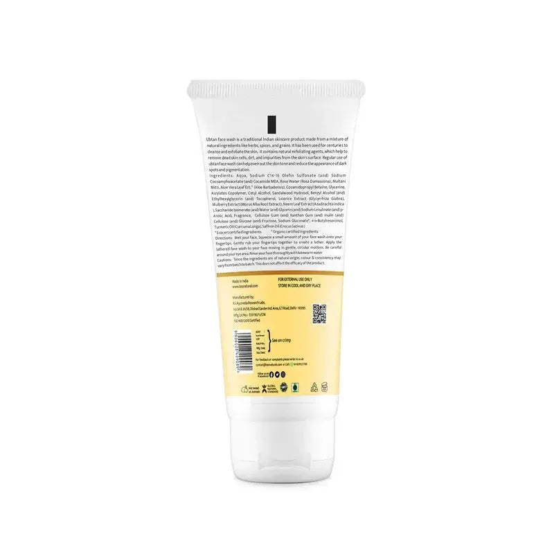 Ubtan Face Wash for Tan Removal & Glowing Complexion