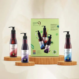 IHT9 Anti Hair Fall Therapy Kit for Hair Loss, Dandruff & Weak Roots