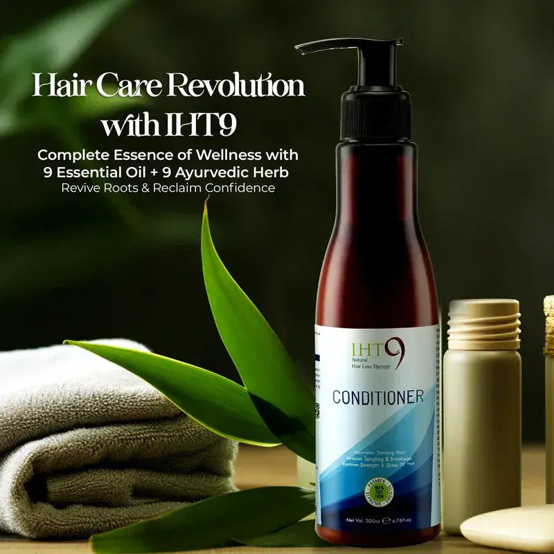 IHT9 Ayurvedic Conditioner | Hair Fall Control and Hair Growth with 9 Ayurvedic Herbs (200ml)