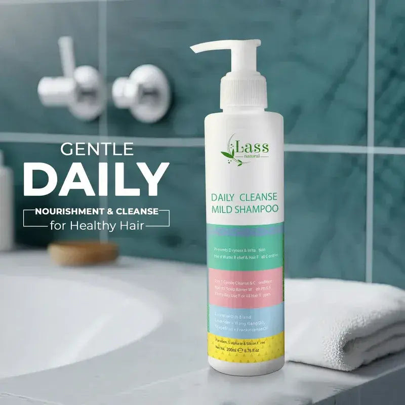 Daily Cleanse Mild Shampoo for Dryness Control & Healthy Scalp, 200ml
