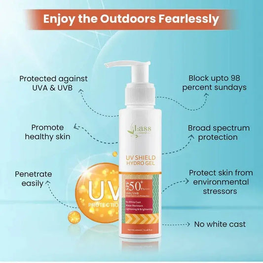 SPF 50+ PA+++ Broad Spectrum Sunscreen Gel for High Sun Exposure