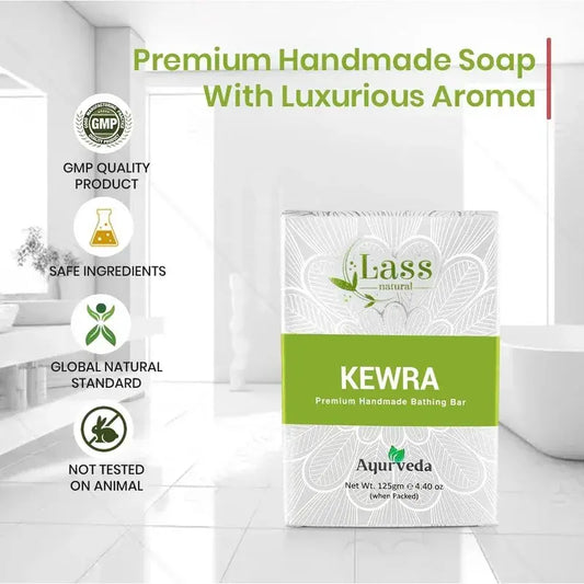 Kewra Handmade Premium Bathing Soap, 125g