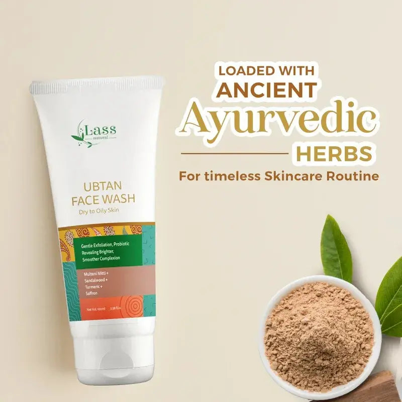Ubtan Face Wash for Tan Removal & Glowing Complexion
