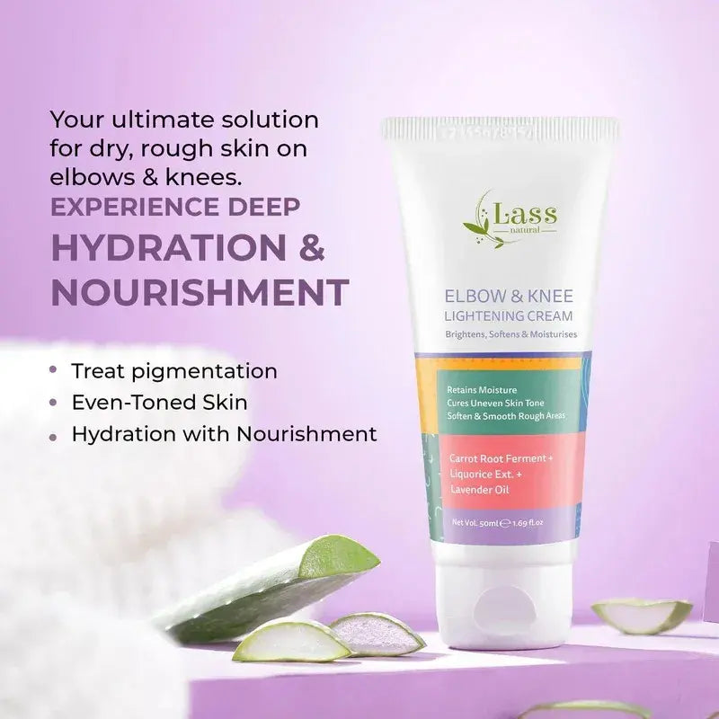 Elbow & Knee Lightening Cream for Pigmentation, Rough Texture & Dull Skin – 50 g