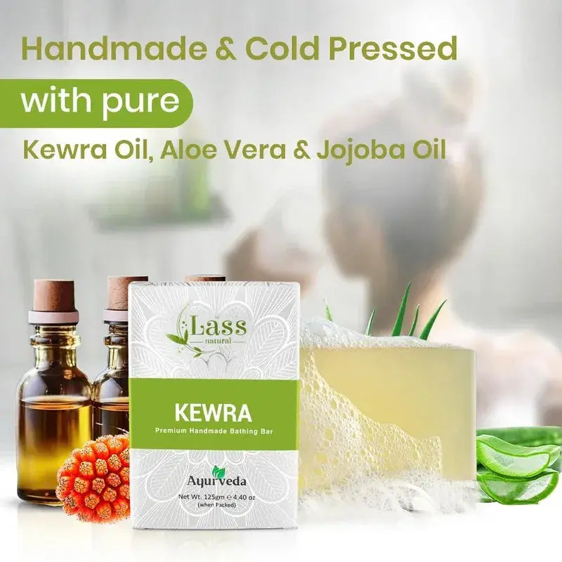 Kewra Handmade Premium Bathing Soap, 125g