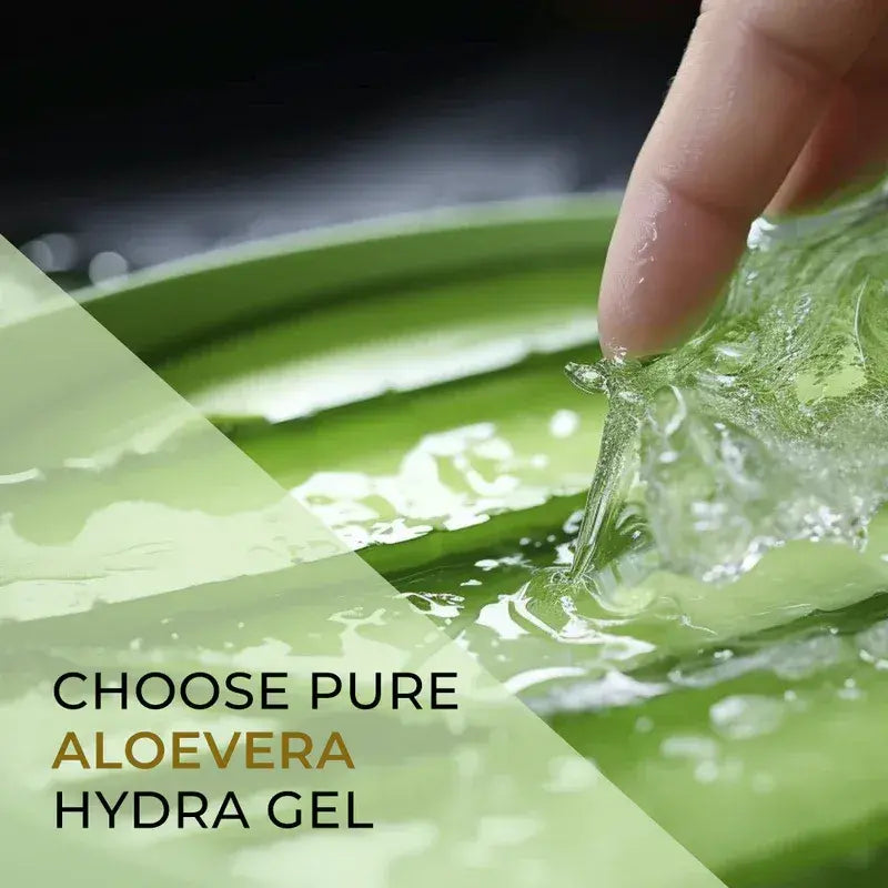 Aloe Vera Gel with Hyaluronic Acid for Skin & Hair Hydration – Head to Toe Care (500 ml)