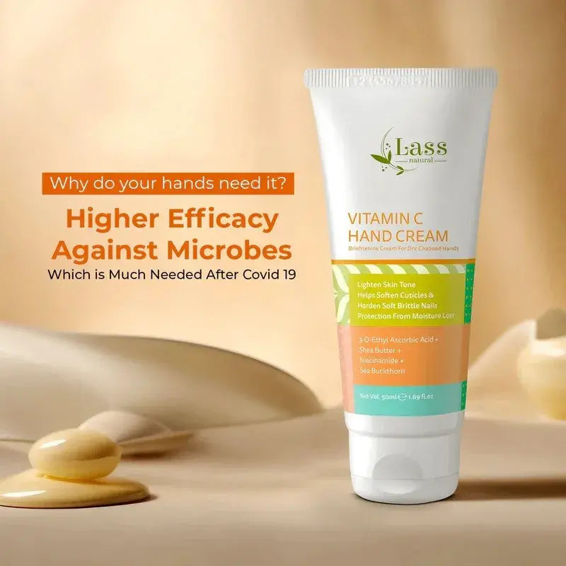 Vitamin C Hand Cream for Dry, Dull & Uneven Skin Tone – Brightening Daily Care (50 ml)