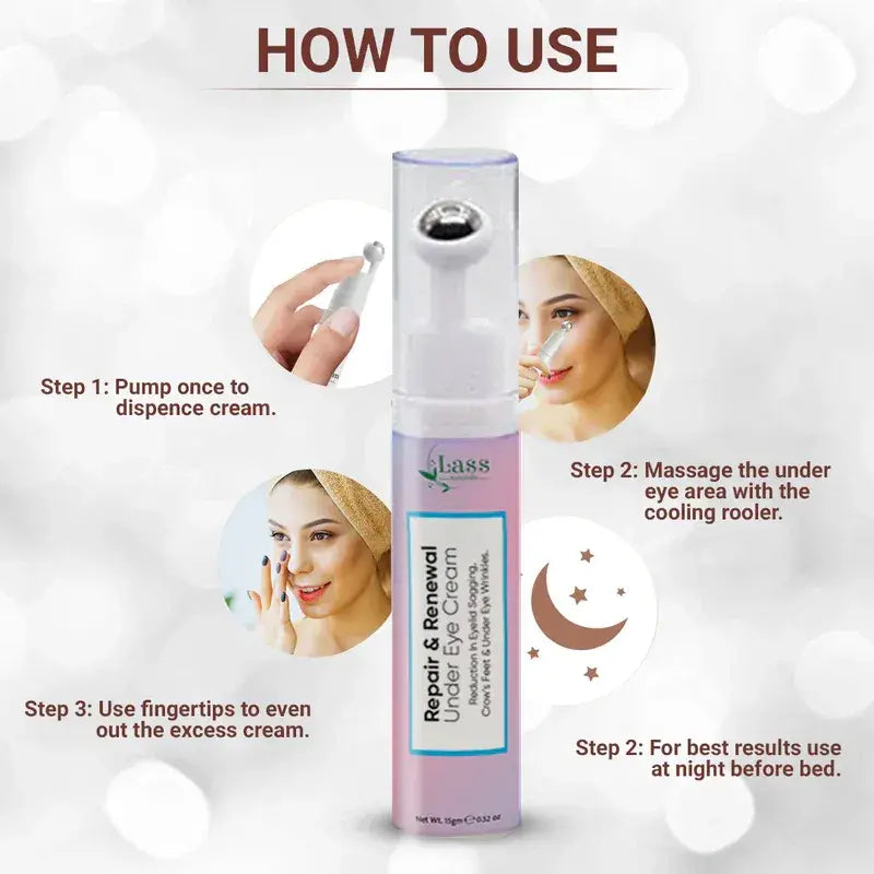 Under Eye Cream for Crow’s Feet, Fine Lines & Wrinkles