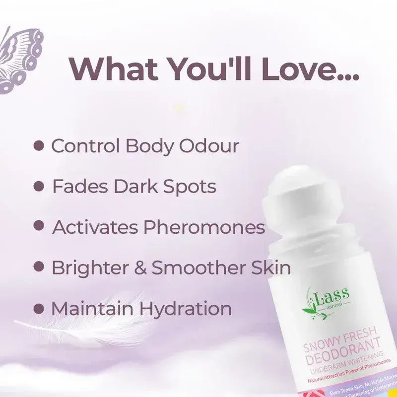Snowy Fresh Deodorant for Underarm Freshness & Brighter-Looking Skin – Women (50 ml)