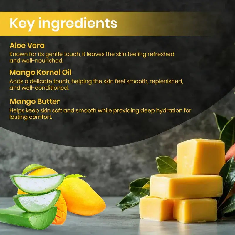 Alphonso Mango Handmade Premium Bathing Soap,125g