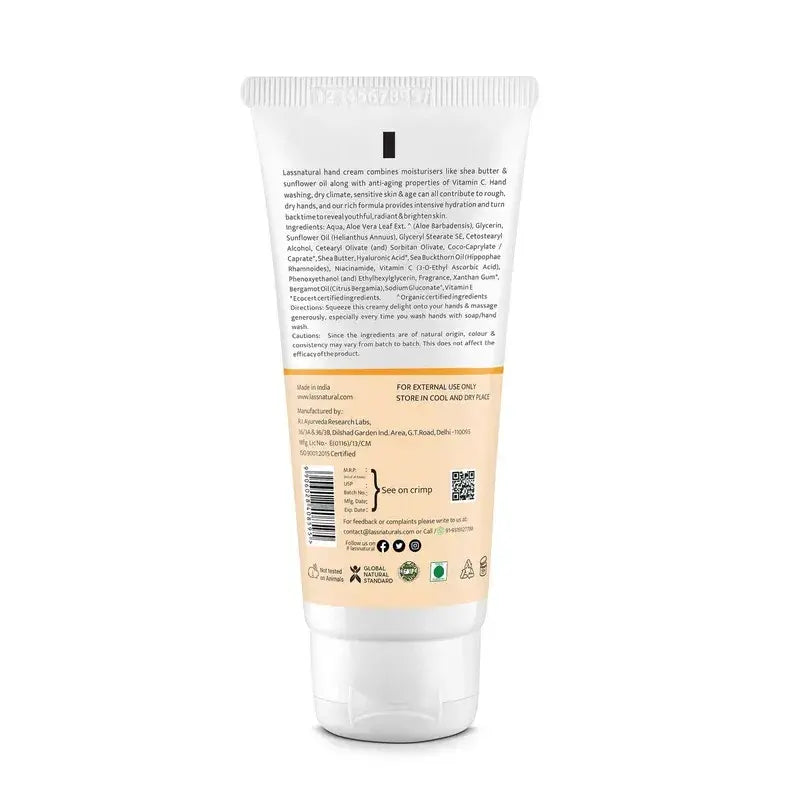 Vitamin C Hand Cream for Dry, Dull & Uneven Skin Tone – Brightening Daily Care (50 ml)
