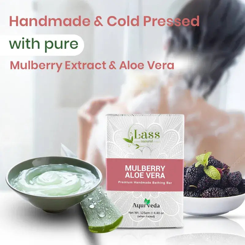 Mulberry Aloe Vera Handmade Premium Bathing Soap,125g