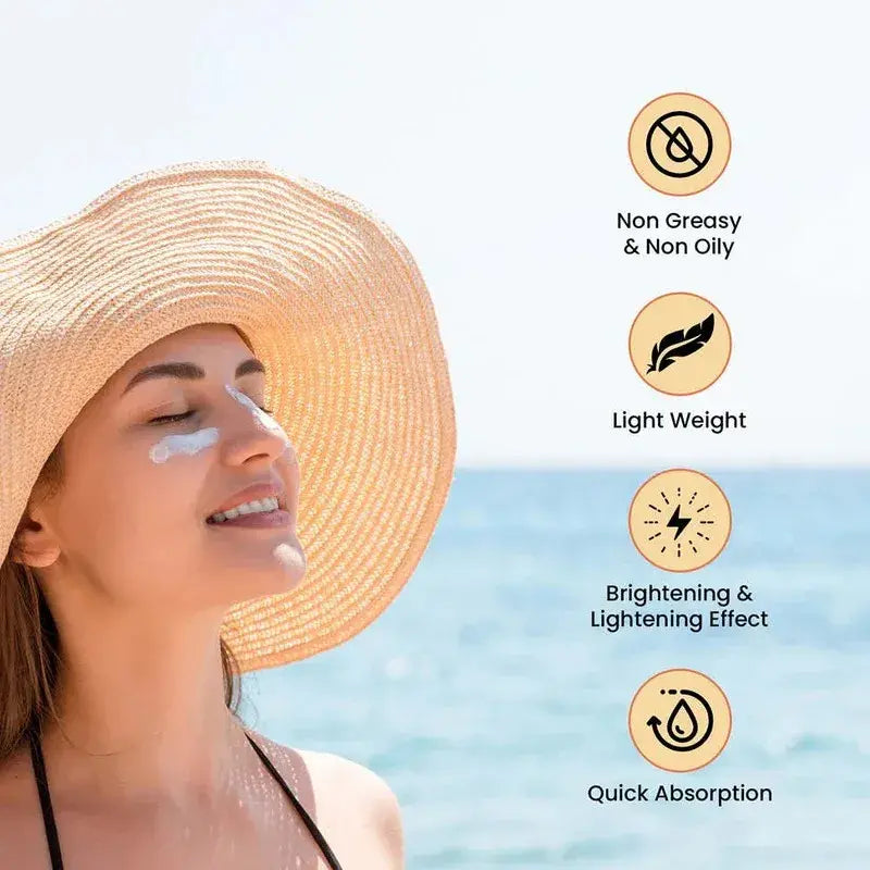 SPF 50+ PA+++ Broad Spectrum Sunscreen Gel for High Sun Exposure