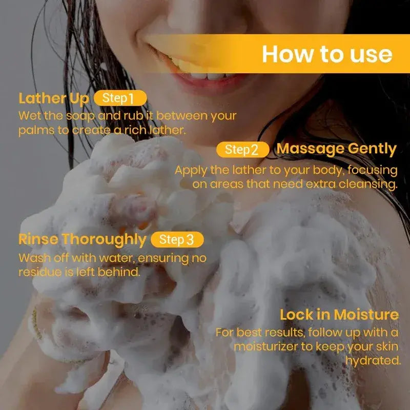 Papaya & Liquorice Skin Whitening Handmade Premium Bathing Soap,125g