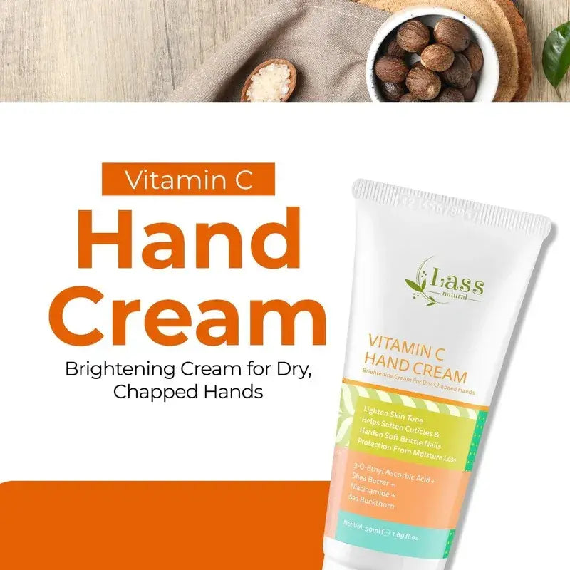 Vitamin C Hand Cream for Dry, Dull & Uneven Skin Tone – Brightening Daily Care (50 ml)