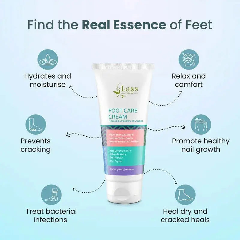 Foot Care Cream for Cracked Heels & Rough Feet – Deep Repair & Soothing Relief