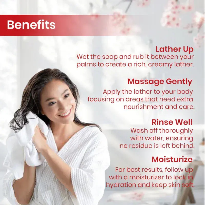 Red Apple Anti Aging Handmade Premium Bathing Soap,125g