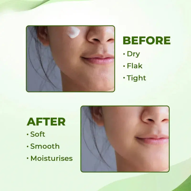 Cooling Face & Body Moisturiser with Kewra, Peppermint & Hyaluronic Acid – 24-Hour Hydration (100 ml)