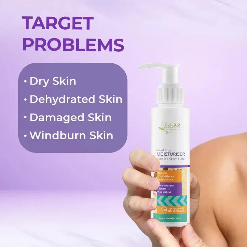Winter Repair Face & Body Moisturiser with Vitamin-E & Kokum Butter – 24-Hour Hydration (100 ml)