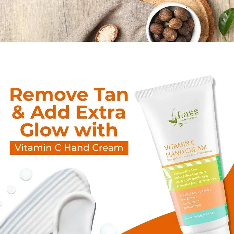 Vitamin C Hand Cream for Dry, Dull & Uneven Skin Tone – Brightening Daily Care (50 ml)