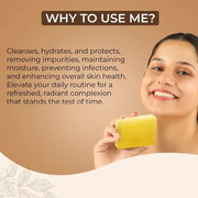Turmeric Morniga Premium Handmade Bathing Soap, 125g