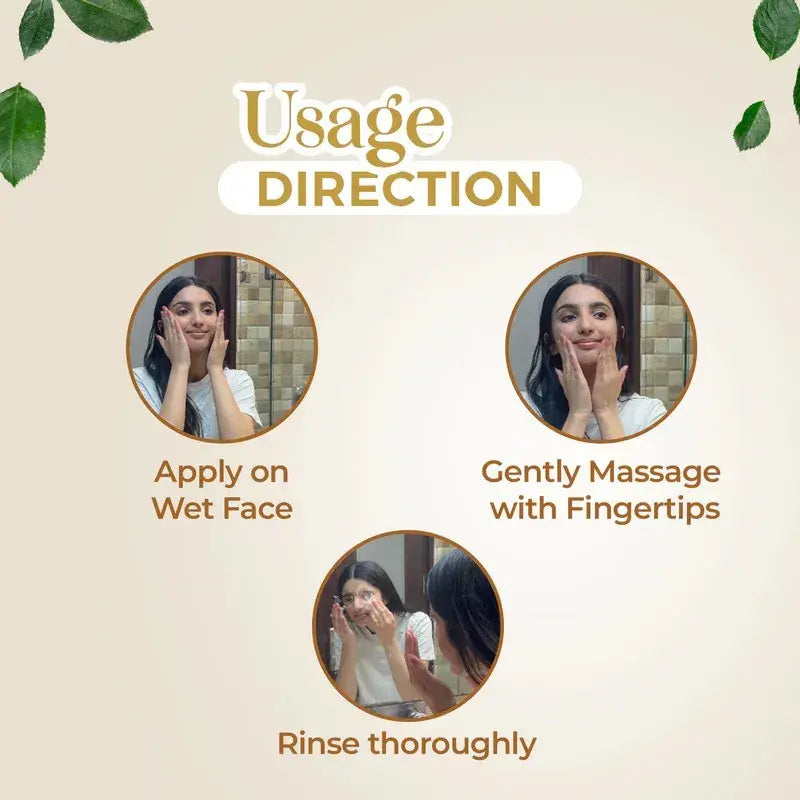 Ubtan Face Wash for Tan Removal & Glowing Complexion