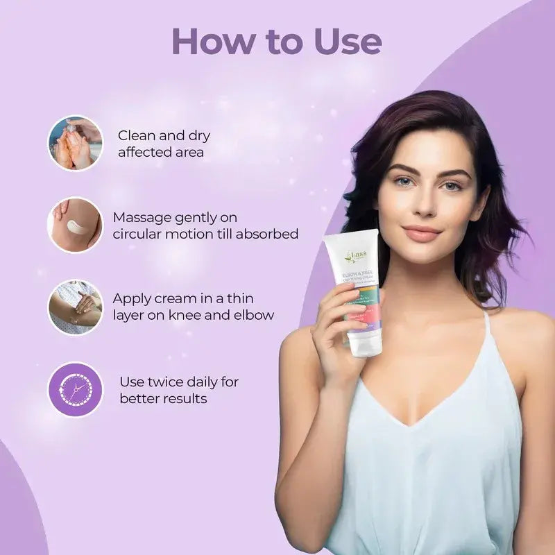 Elbow & Knee Lightening Cream for Pigmentation, Rough Texture & Dull Skin – 50 g