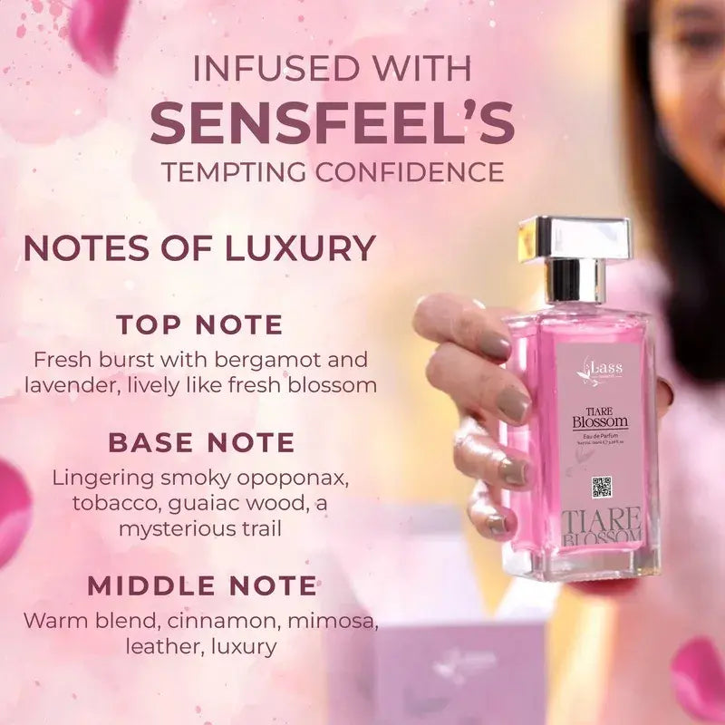 Lass Natural Tiare Blossom Perfume - 100ml