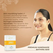 Turmeric Morniga Premium Handmade Bathing Soap, 125g