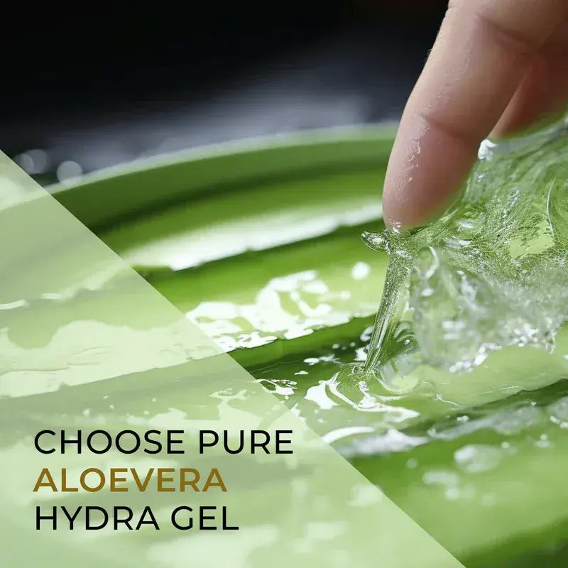 Aloe Vera Gel with Hyaluronic Acid for Skin & Hair Hydration – Head to Toe Care (500 ml)