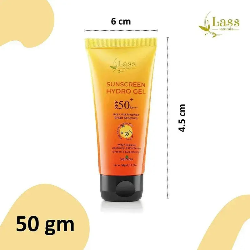 SPF 50+ PA+++ Broad Spectrum Sunscreen Gel for High Sun Exposure