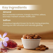 Kashmir Almond & Saffron With Milk Handmade Premium Bathing Soap,125g