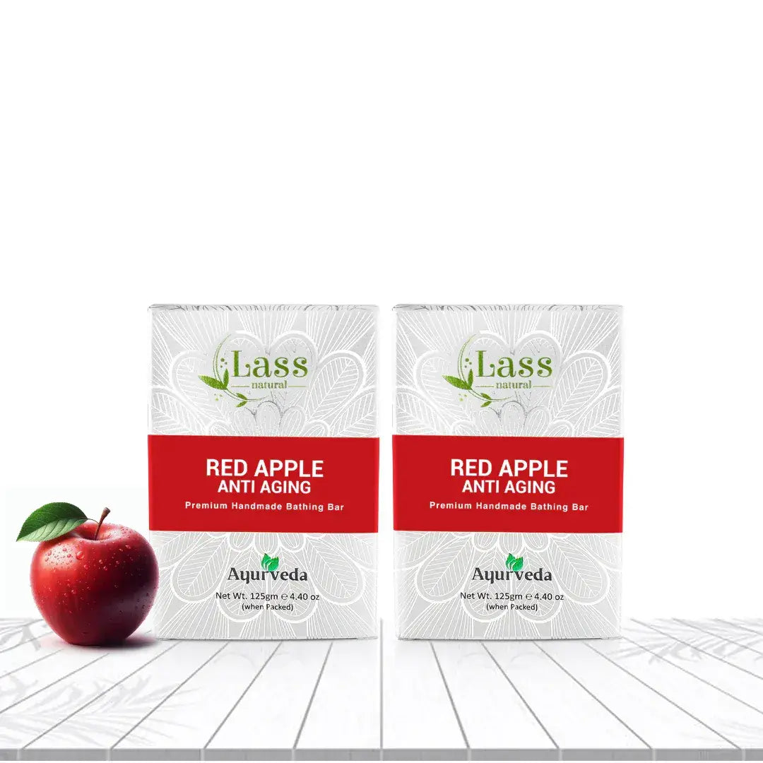 Red Apple Anti Aging Handmade Premium Bathing Soap,125g