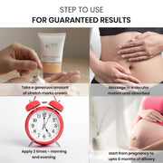 Lass Natural Stretch Mark Care Cream with Striover™, Pomegranate & Turmeric – 50g