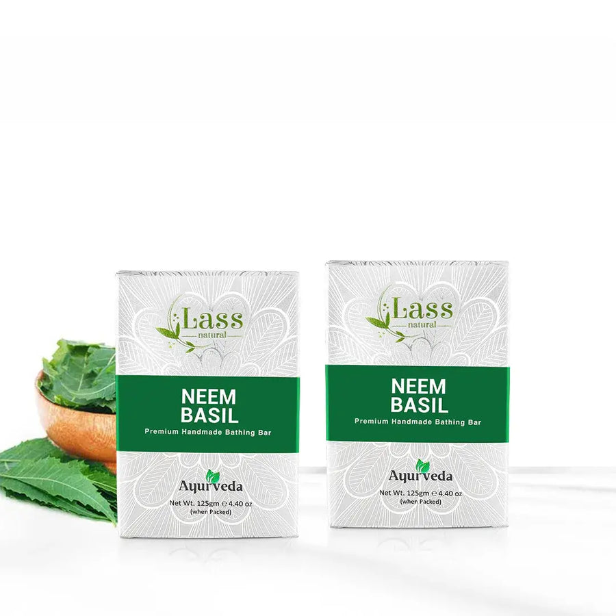 Neem & Basil Soap Handmade Premium Bathing Soap,125g